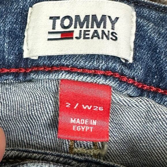 Tommy Jeans Mid Rise Bootcut Jeans Size 2 Waist 26 - Picture 4 of 8